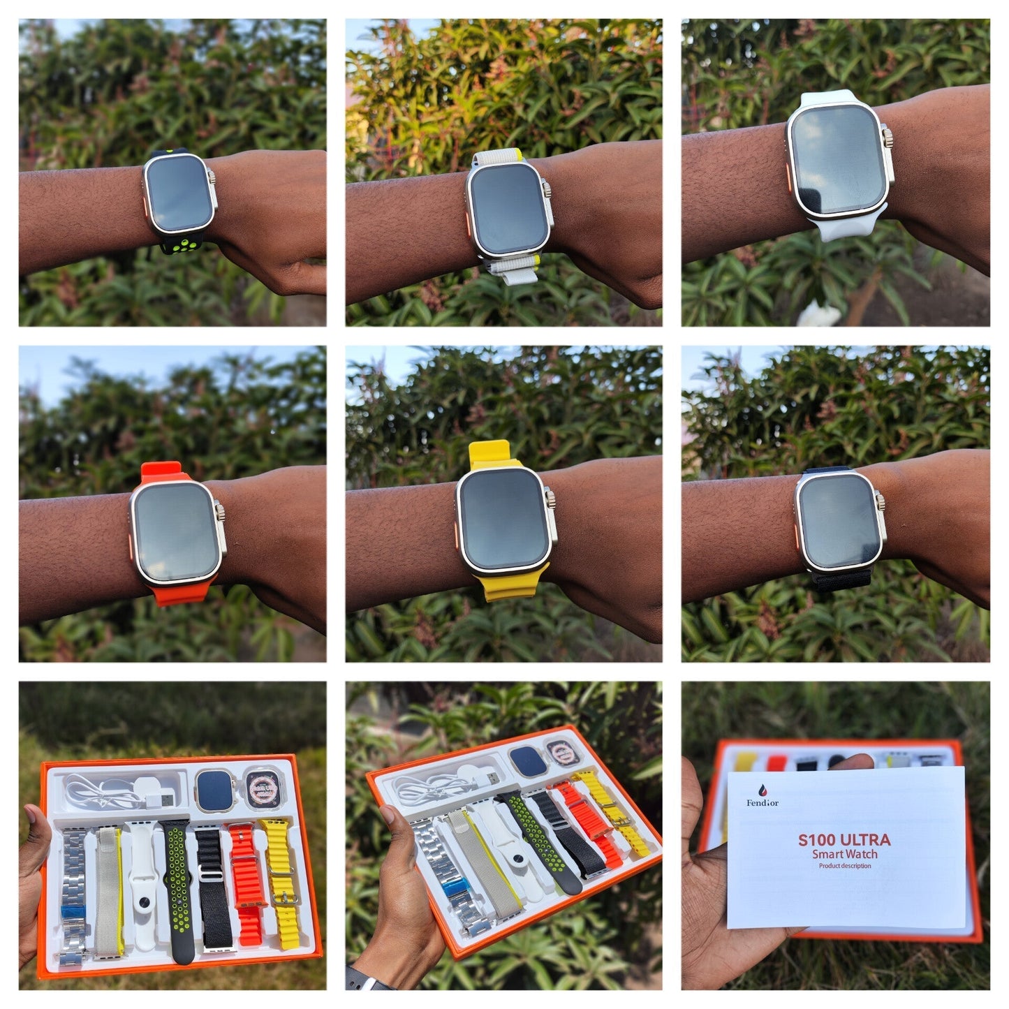 SMART WATCH ULTRA 9 -S100 7 IN 1