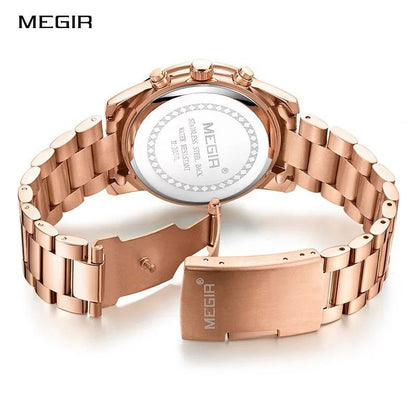 MEGIR LADIES CHRONOGRAPH WATCH.