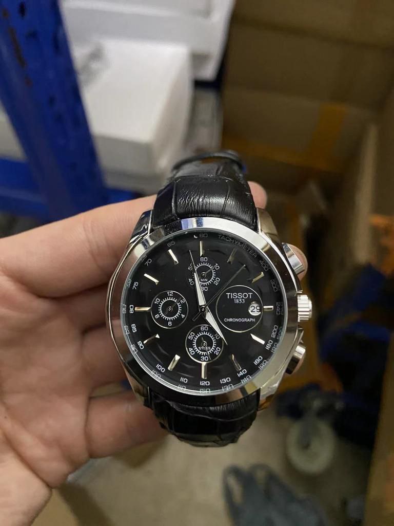 LEATHER TISSOT CHRONOGRAPH WATCHES