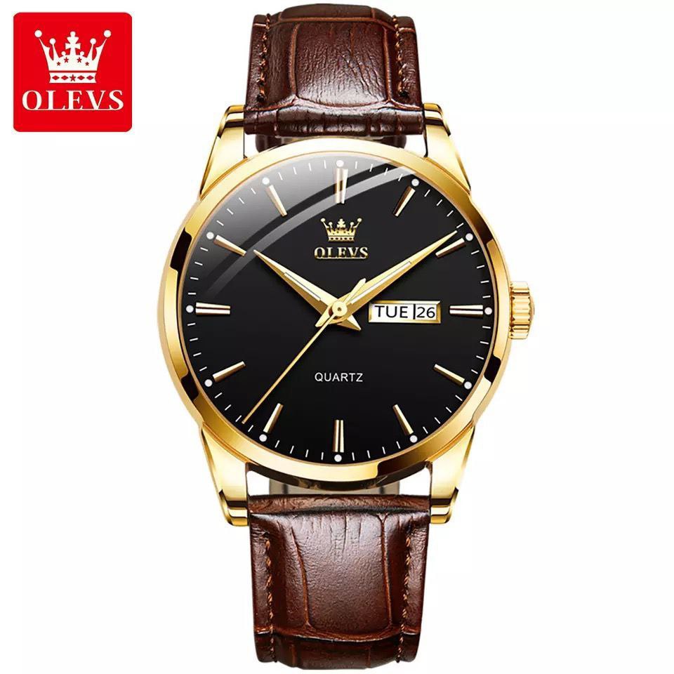 OLVS BROWN LEATHER WATCHES