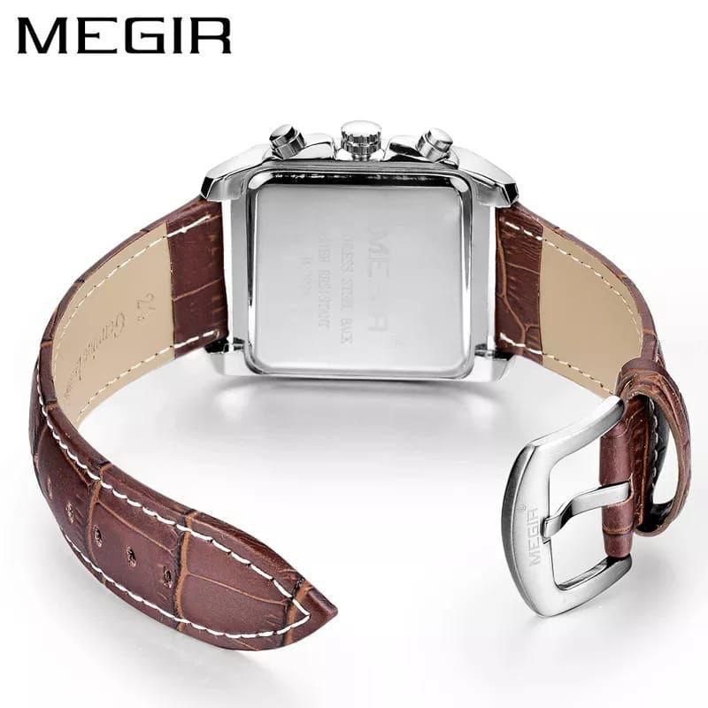 MEGIR LEATHER CHRONOGRAPH WATCH