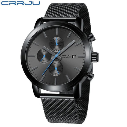 CRRJU BUSINESS MESHSTRAP CHRONOGRAPH WATCH