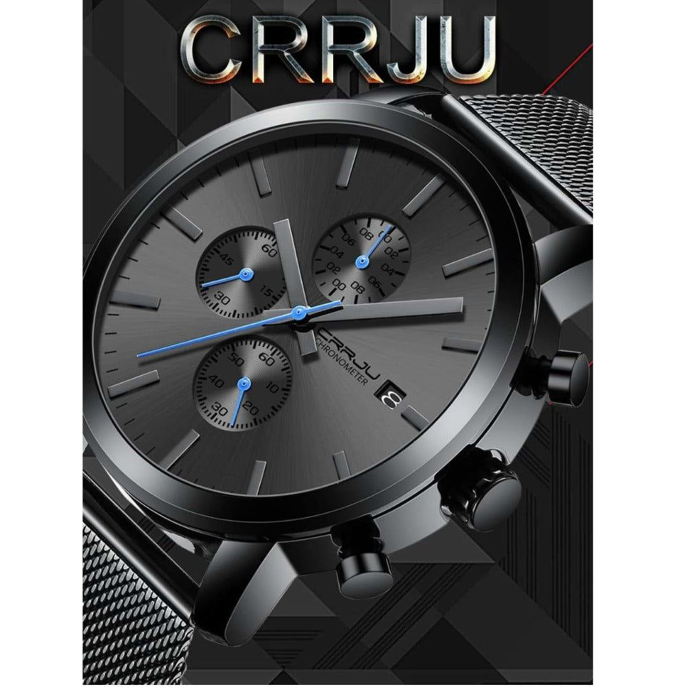 CRRJU BUSINESS MESHSTRAP CHRONOGRAPH WATCH