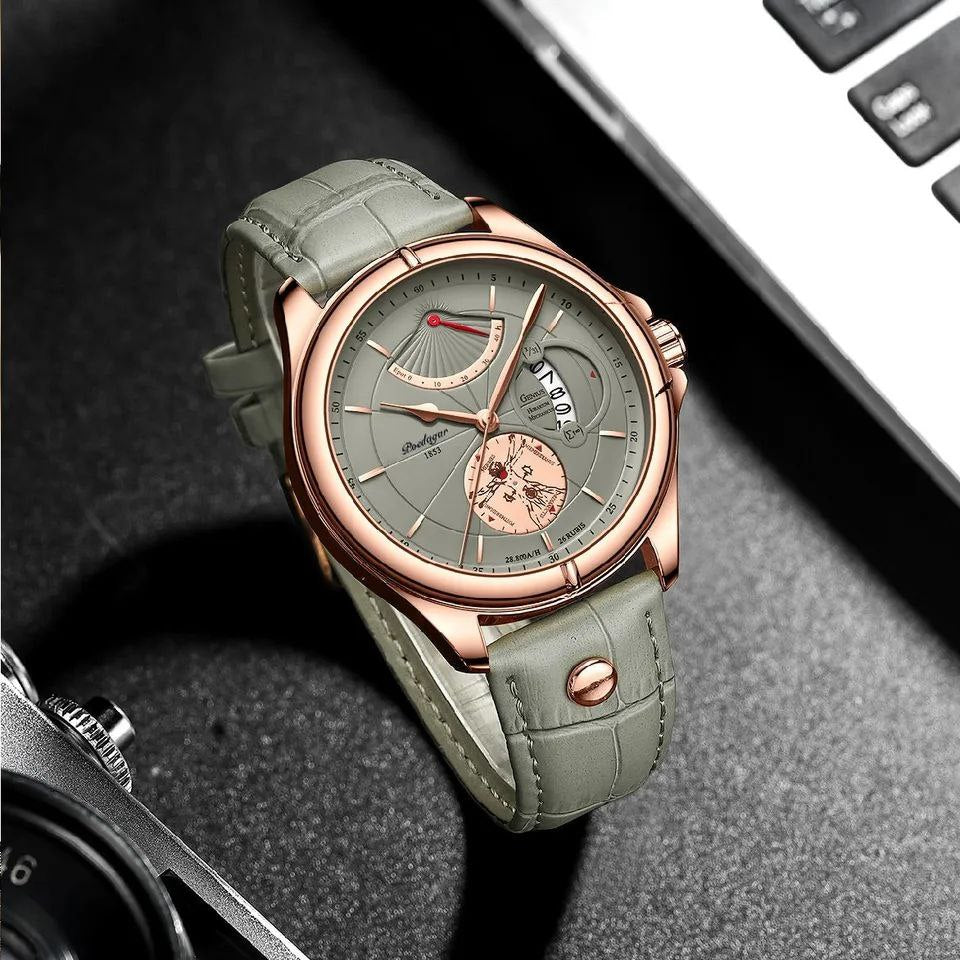 POEDAGAR LEATHER WATCH