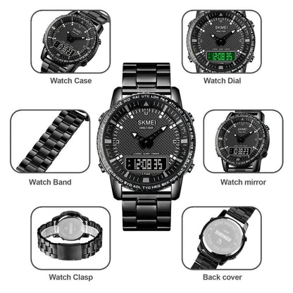 SKMEI DUAL TIME WATCHES