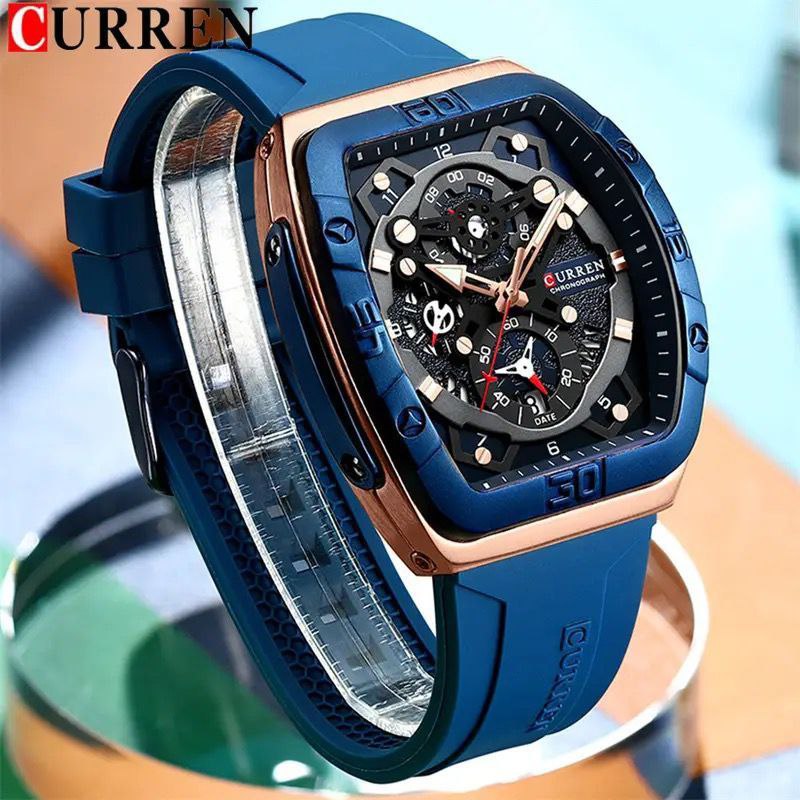 CURREN CHRONOGRAPH TAPE WATCH