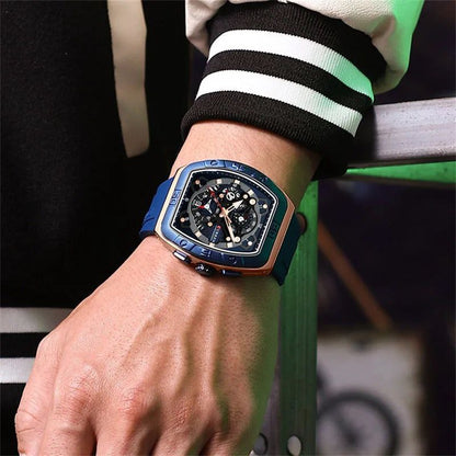 CURREN CHRONOGRAPH TAPE WATCH