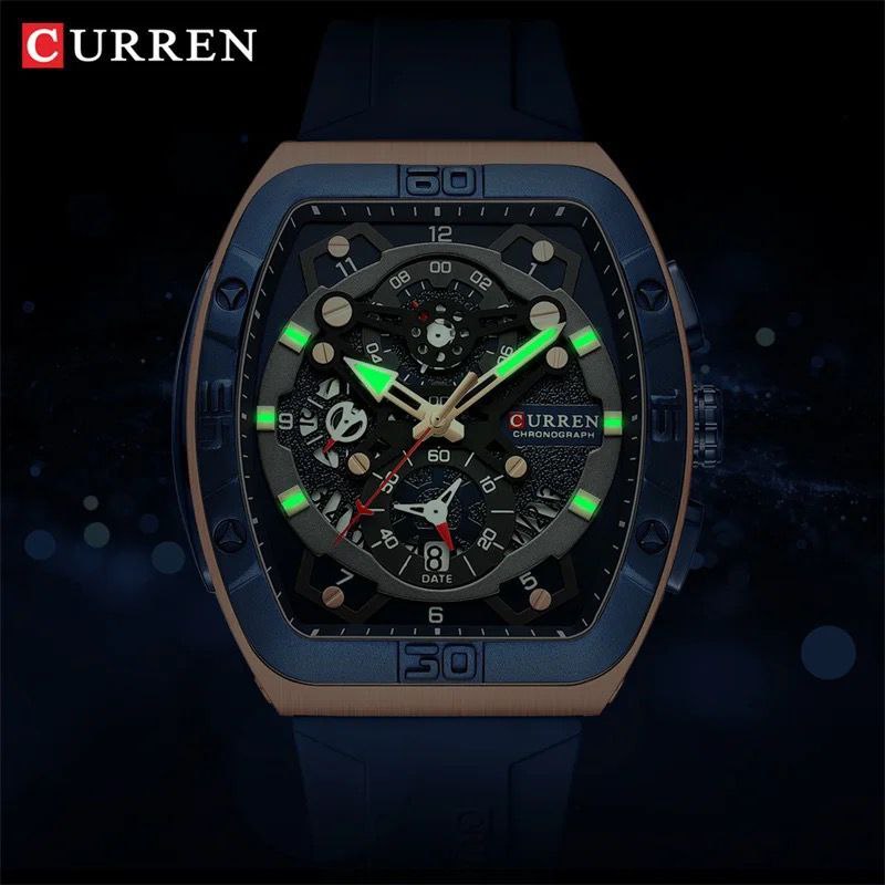 CURREN CHRONOGRAPH TAPE WATCH