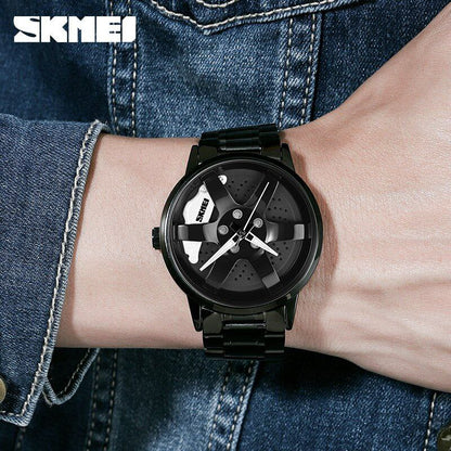 SKMEI CAR WHEEL WATCH