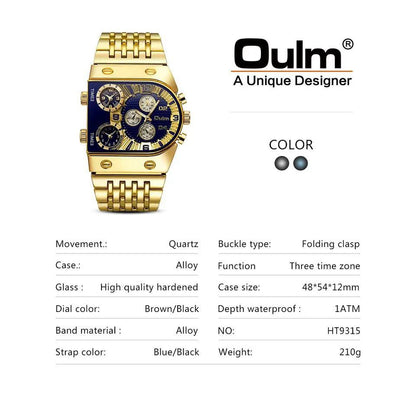 OULM  MULTI TIME ZONE  WATCH