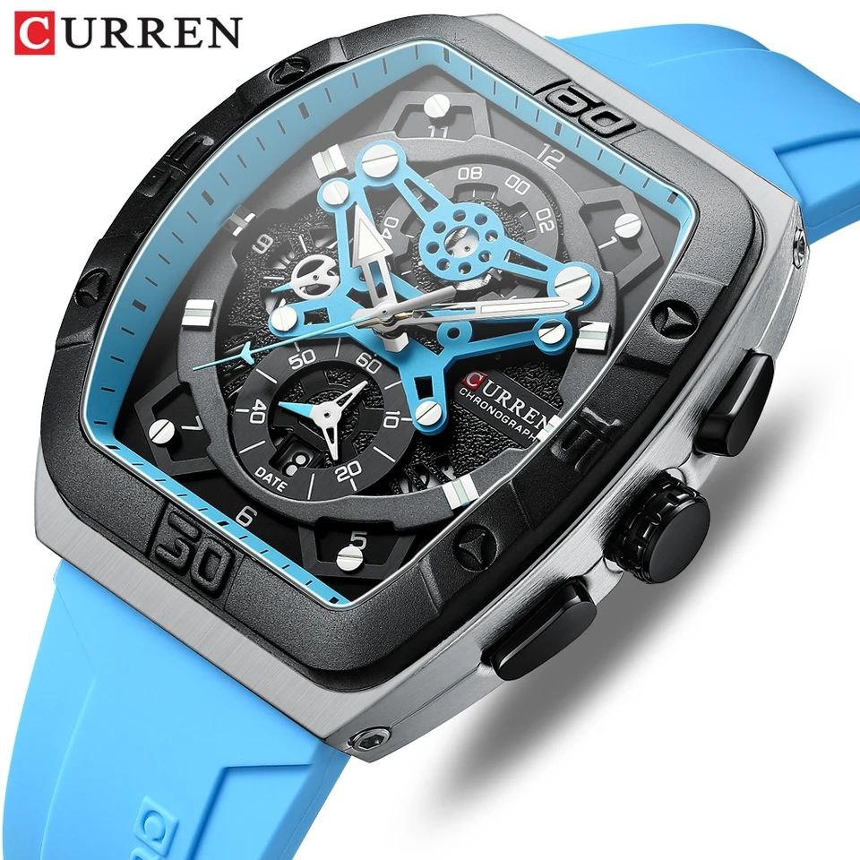 CURREN CHRONOGRAPH TAPE WATCH