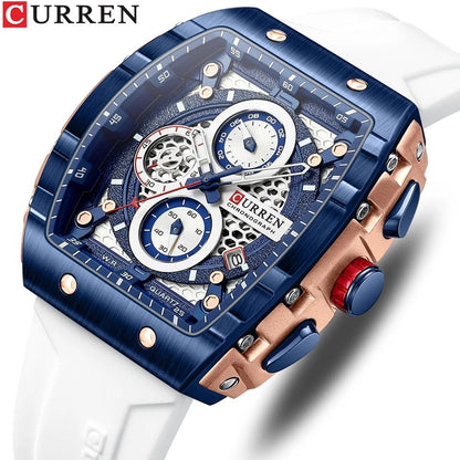 CURREN CHRONOGRAPH TAPE WATCH