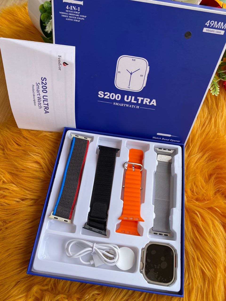 S200 ULTRA 4 IN 1 SMARTWATCH