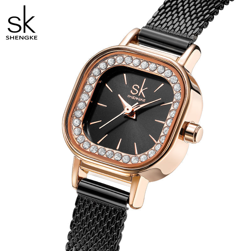 SK Watch and Bracelet Set For Lady