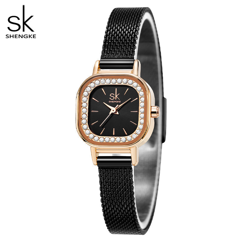 SK Watch and Bracelet Set For Lady